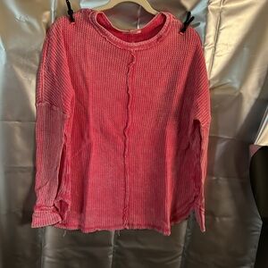 New in bag. Distressed Fuschia Top